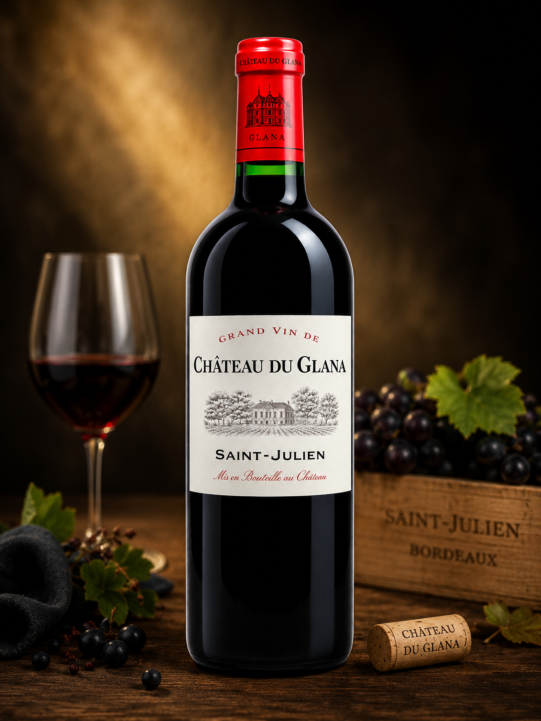 Château du Glana 2023 Saint-Julien Bordeaux Rouge 75cl