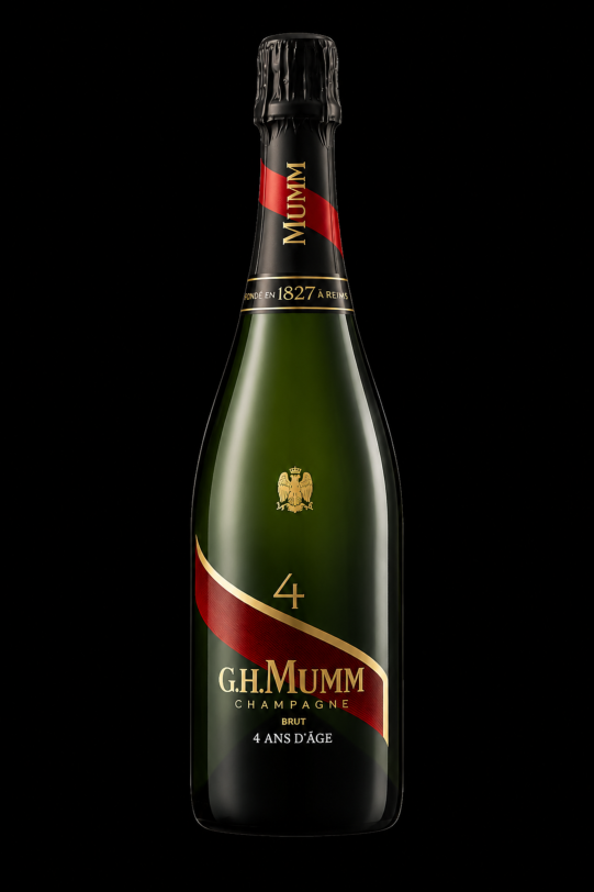 Champagne Mumm Cordon Rouge - 4 ans - Brut - 75 cl.