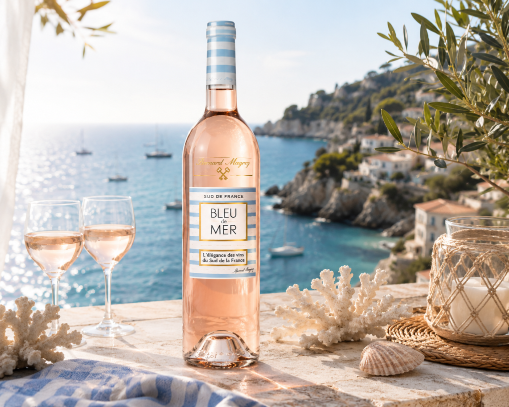 Bleu Rosé de mer 2025, Bernard Magrez Rosé 75cl IGP Pays d'Oc