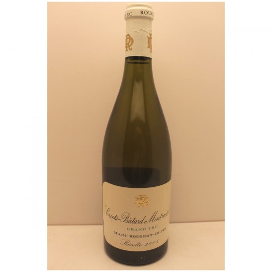 Criots Bâtard Montrachet Grand Cru Marc Rougeot Dupin Récolte 2008 (blanc)