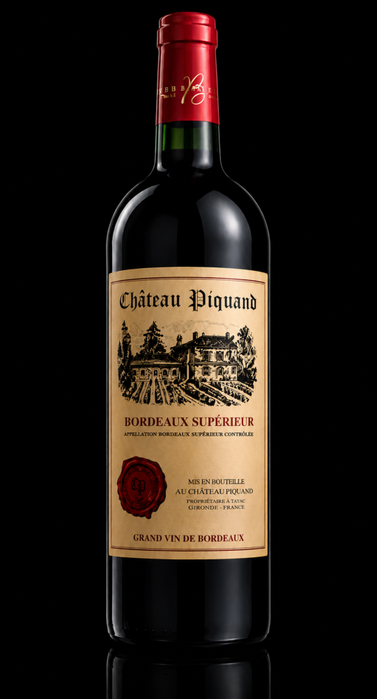 Château Piquaud 2023-  Bordeaux supérieur Rouge 75cl 
