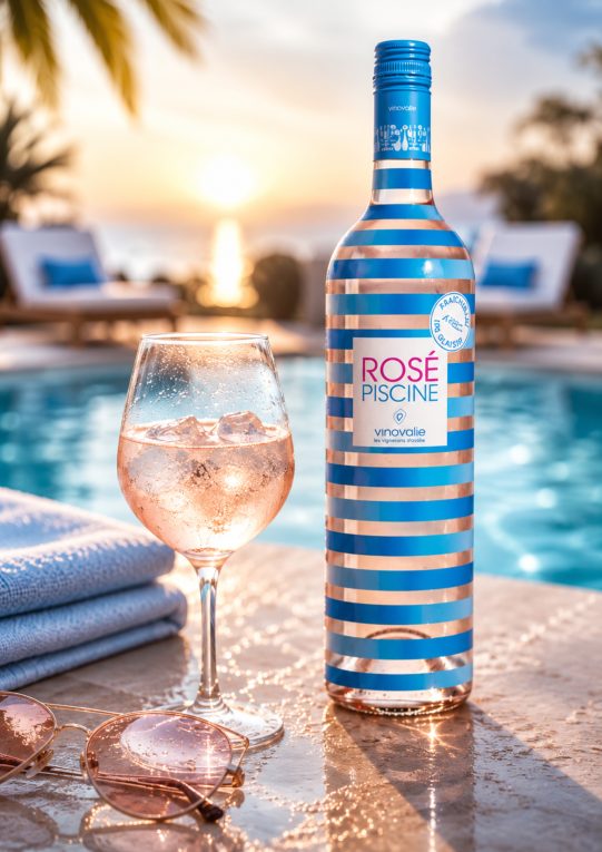 Rosé Piscine, Vin rosé, Made in FRANCE 