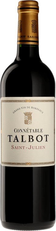  Connetable Talbot 2016 2ème vin de TALBOT Saint-Julien, Bordeaux rouge 0,75cl