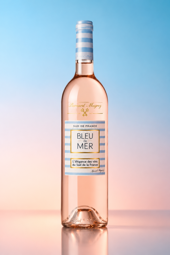 Bleu Rosé de mer 2025, Bernard Magrez Rosé 75cl IGP Pays d'Oc