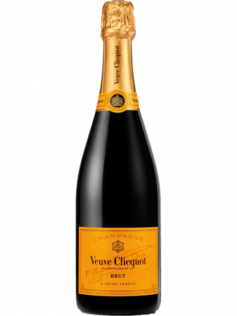 CHAMPAGNE VEUVE CLICQUOT BRUT carte jaune 75cl 